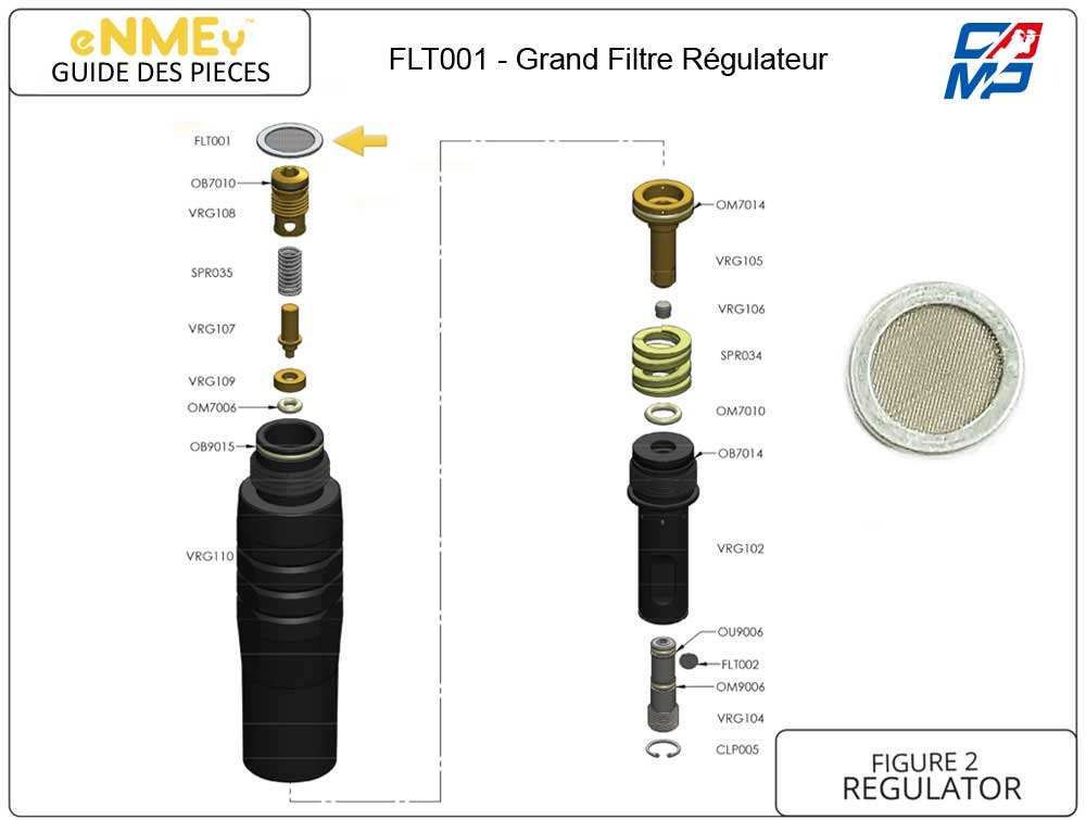 eNMEy FLT001 Grand Filtre Régulateur
