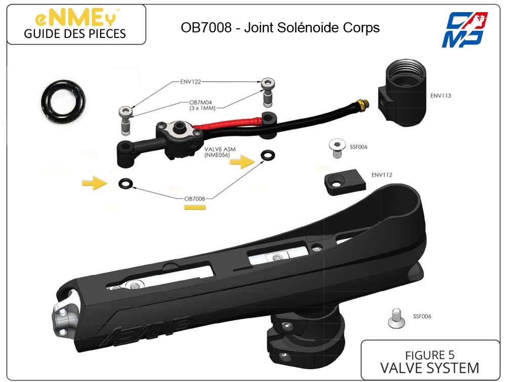 eNMEy OB7008 - O-Ring - Joint Solénoide Corp