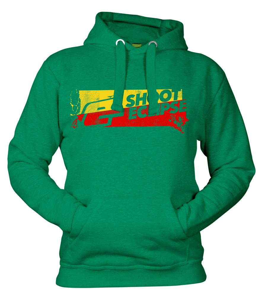 Eclipse Mens Shoot Eclipse Hoody Kelly Green face